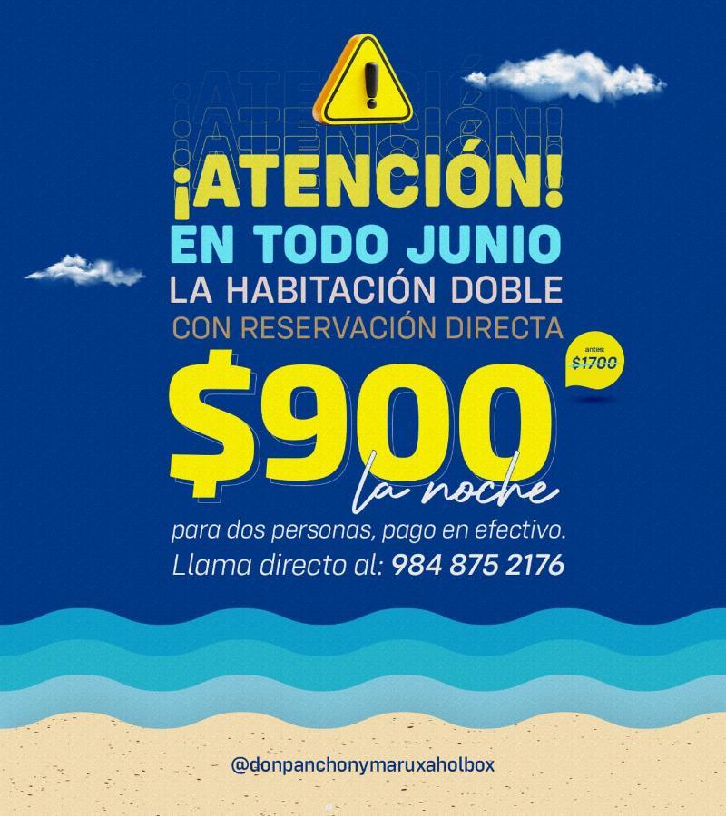 Don Panchon Y Maruxa Hotel Isla Holbox Kültér fotó